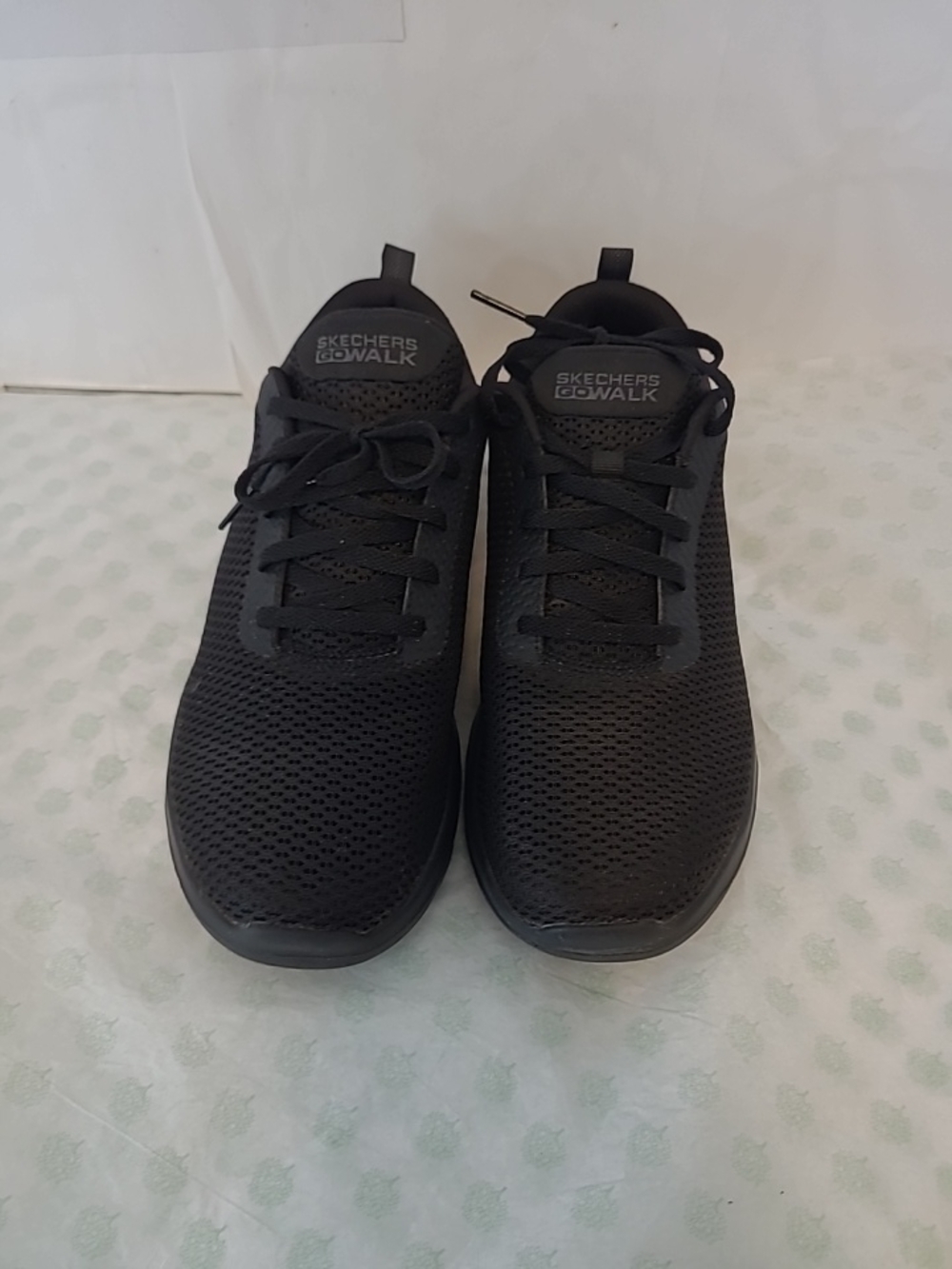 Skechers GOwalk Ladies Black Mesh Sneakers